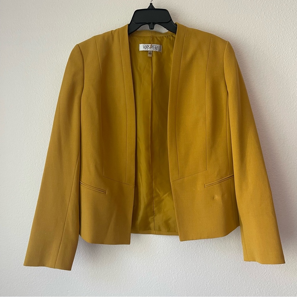 Mustard Color Blazer